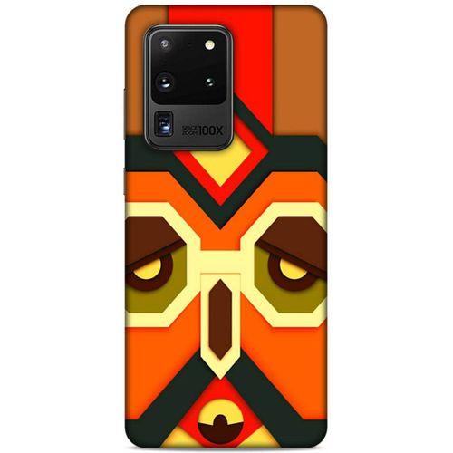 Lopard Samsung Galaxy S20 Ultra Uyumlu Kılıf Soyut Sanat (6) Desenli Silikon Kılıf