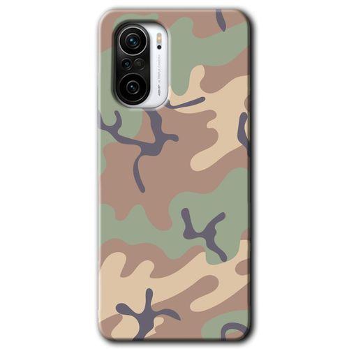 Xiaomi Redmi K40 Pro Kılıf HD Desen Baskılı Arka Kapak + Temperli Cam - Kamuflaj 29