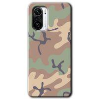 Xiaomi Redmi K40 Pro Kılıf HD Desen Baskılı Arka Kapak + Temperli Cam - Kamuflaj 29