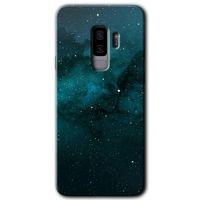 MRCİLETİSİM MRCİLETİSİM Samsung Galaxy S9 Plus Kılıf HD Desen Baskılı Arka Kapak + Temperli Cam - Yıldızlararası