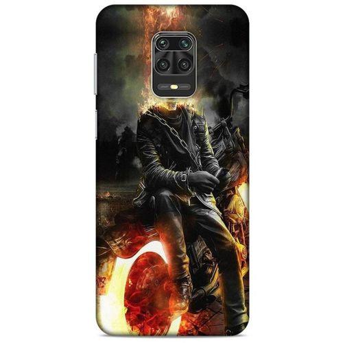 Xiaomi Redmi Note 9 Pro Uyumlu Kılıf Motorsiklet (16) Kalın Kılıf İskelet