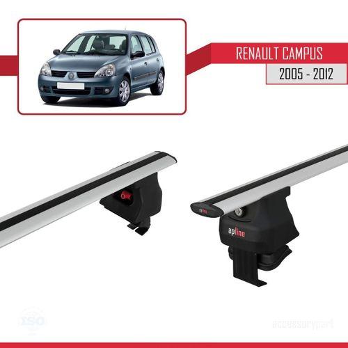 Renault Clio Storia/Campus 2005-2012 Arası ile uyumlu ACE-4 Ara Atkı Tavan Barı GRİ