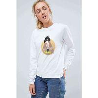 Skam Eva Baskılı Beyaz Kadın Sweatshirt