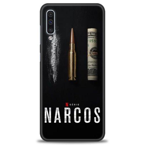 Samsung Galaxy A50S Kılıf HD Baskılı Kılıf - Narcos + Tam Ekran Koruyucu