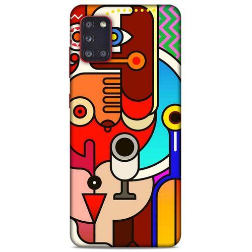 Lopard Samsung Galaxy A31 Uyumlu Kılıf Soyut Sanat (8) Desenli Baskılı Kılıf