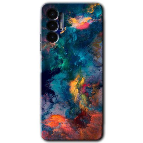Tecno Spark 8 Pro Kılıf HD Desen Baskılı Arka Kapak - Color Storm