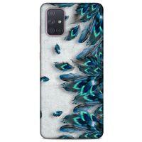 Samsung Galaxy A71 Kılıf Desenli Özel Seri Tüyler (41) Tank Kılıf