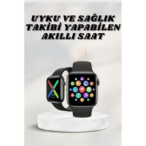 Akıllı Saat Wireless Şarj Yüksek Çözünürlüklü Müzik Dinleme Sesli Cevaplama