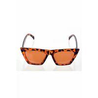 Leopar Çerçeve Cat Eye Kadın Güneş Gözlüğü - Moda Gözlük