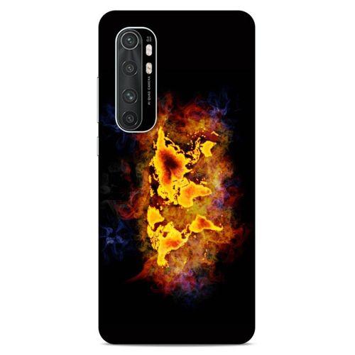 Lopard Xiaomi Mi Note 10 Lite Uyumlu Kılıf FireX (43) Thin Fit Kılıf Dünya Haritası