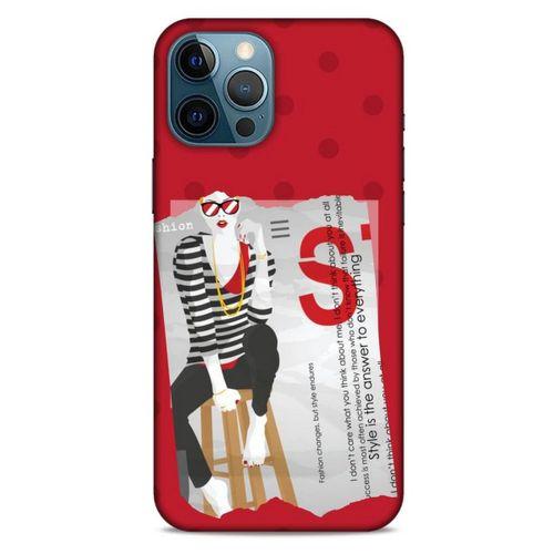 Sokak Modası 44 Apple iPhone 12 Pro Max Kılıf Desenli Silikon