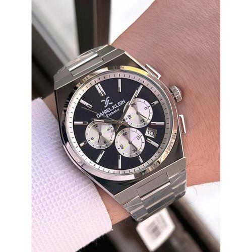 Daniel Klein Prx Kasa Kronometreli İtalyan Tasarım Bileklik Hediyeli Garantili Erkek Kol Saati PRx.1