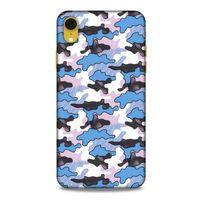 Kamuflaj 96 Apple iPhone XR Kılıf Silikon Kapak