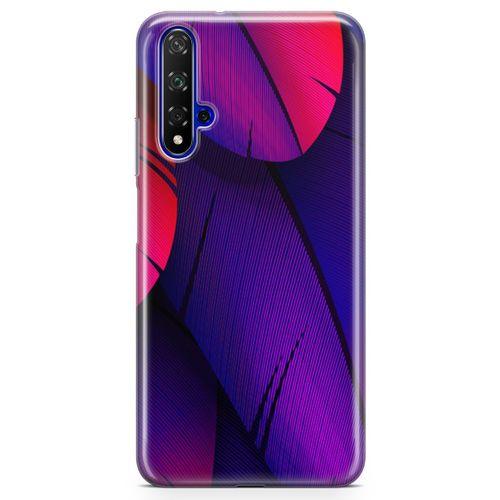 Huawei Nova 5t Kılıf Piume Arka Kapak Koruma Desenli Full Koruyucu