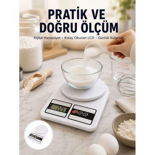 Pratik Ve Şık Tasarımıyla Dijital Mutfak Tartısı Yeni Nesil