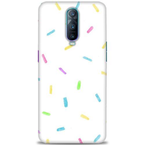 Oppo RX17 Pro Kılıf HD Baskılı Kılıf - Konfeti + Tam Ekran Koruyucu