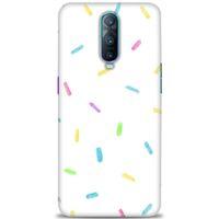 Oppo RX17 Pro Kılıf HD Baskılı Kılıf - Konfeti + Tam Ekran Koruyucu
