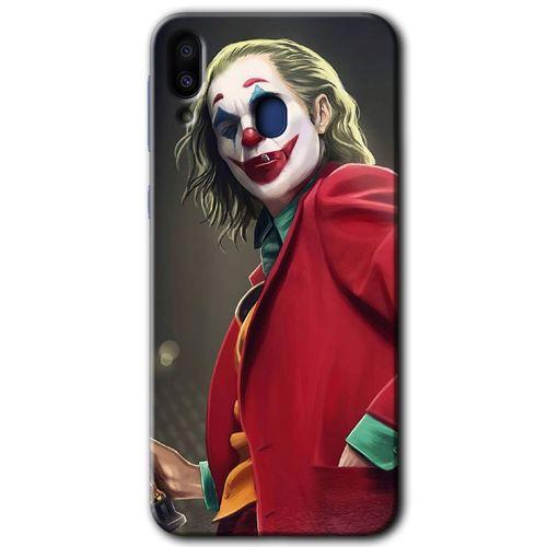 Potkal Hediye Fabrikası Samsung Galaxy M20 Kılıf HD Desen Baskılı Arka Kapak - Reel Joker
