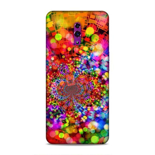 Oppo Reno Kılıf Bokeh Efekti Arka Kapak Silikon Koruma Full Koruyucu