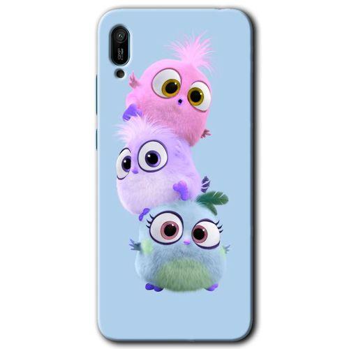 Potkal Hediye Fabrikası Huawei Y6 2019 Kılıf HD Desen Baskılı Arka Kapak - Puffy