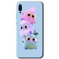 Potkal Hediye Fabrikası Huawei Y6 2019 Kılıf HD Desen Baskılı Arka Kapak - Puffy