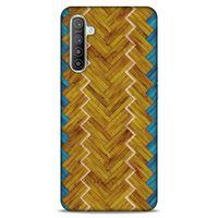 Lopard Oppo Realme XT Uyumlu Kılıf Wood'X (37) Silicone Cover Baskılı