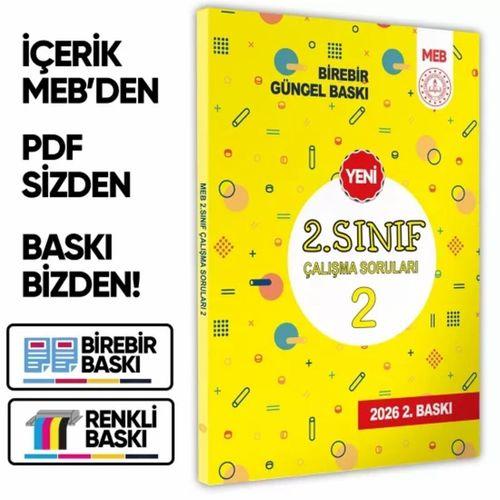2026 MEB İlkokul 2 Sınıf Çalışma Soruları 2 Tüm Dersler Kazanım Pekiştirme Kitabı BASKI ÜCRETİ