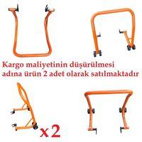 SEVGENT Motosiklet Kaldırma Sehpası A Kalite Turuncu (2 Adet) (32-2 Mm Boru Kalınlığı)