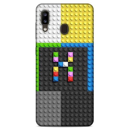 Lopard Samsung Galaxy A20 Uyumlu Kılıf BloX (40) Fit Silikon Kılıf X Harfi