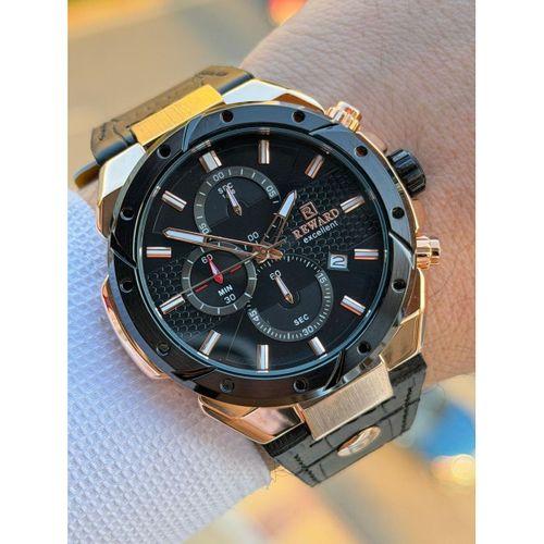 Reward İç Kadran Fonksiyonları Aktif Deri Kordon 5 Atm 2 Yıl Garantili Erkek Kol Saati FT.DR01.1