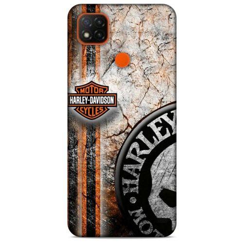 Xiaomi Redmi 9C Uyumlu Kılıf Motorsiklet (11) Tam Koruma Harley Davidson