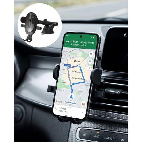 Araç Havalandırma Telefon Tutucu 360 Derece Döner Otomatik Kilitli Stand