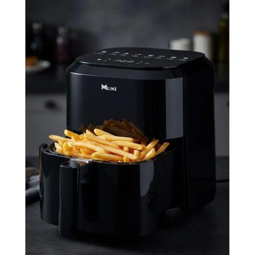 1360w Güçlü 4 Litre Kapasiteli Dokunmatik Cam Hazneli Airfryer