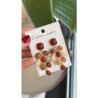 Taşlı Küpe - ÇOK RENKLİ