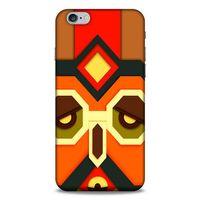 Lopard Apple Iphone 6S Plus Uyumlu Kılıf Soyut Sanat (6) Desenli Silikon Kılıf