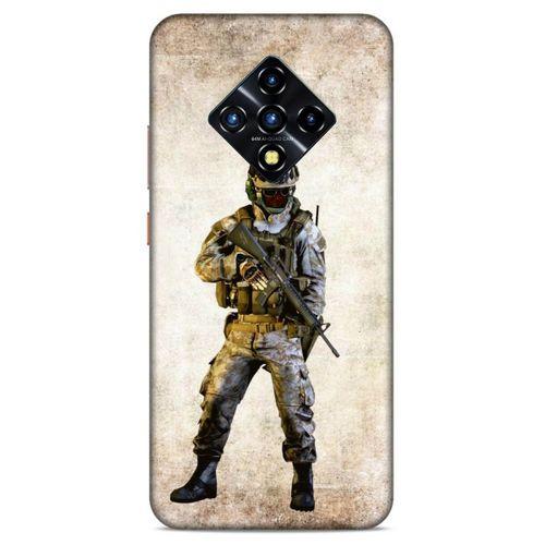 Lopard İnfinix Zero 8 Uyumlu Kılıf GameX (21) Koruyucu Kapak Soldier