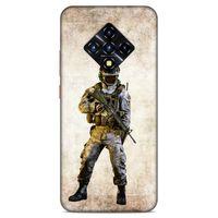 Lopard İnfinix Zero 8 Uyumlu Kılıf GameX (21) Koruyucu Kapak Soldier