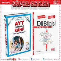 Gür Yayınları AYT Sayısal Kamp Soru Fasikülleri ve AKM Dil Bilgisi Soru Bankası Seti 2 Kitap