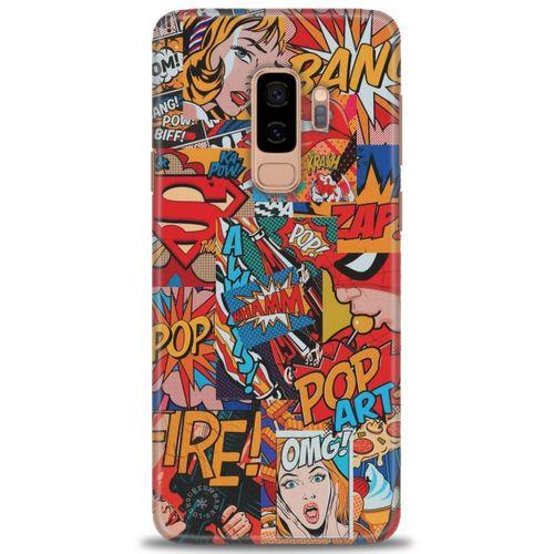 Samsung Galaxy S9 Plus Kılıf HD Baskılı Kılıf - Cartoons + Tam Ekran Koruyucu