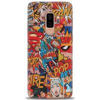 Samsung Galaxy S9 Plus Kılıf HD Baskılı Kılıf - Cartoons + Tam Ekran Koruyucu