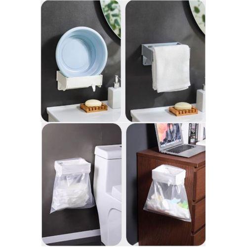 Kendinden Yapışkanlı Katlanabilir Çöp Poşeti Tutucu Aparat