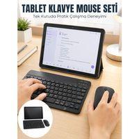 Sım Kartlı Android Tablet Bluetooth Klavye Kablosuz Mouse Geniş Ekran Ve Taşınabilir Kullanım Seti