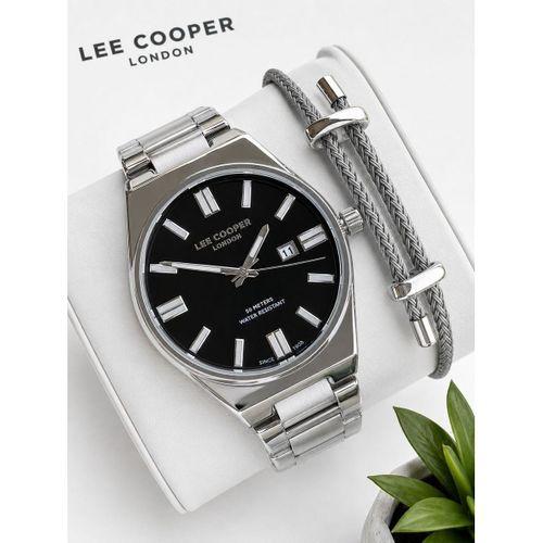 Lee Cooper 2 Yıl Garantili Takvimli Kadran Bileklik Hediyeli  Erkek Kol Saati E8325.350