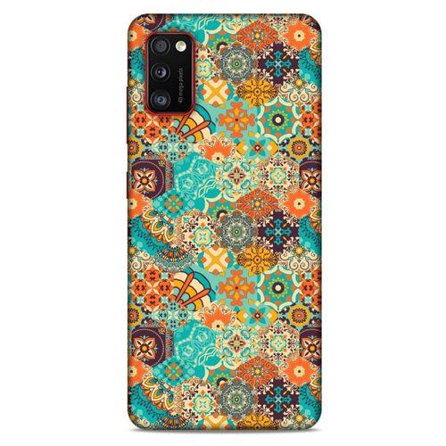 Lopard Samsung Galaxy A41 Uyumlu Kılıf Ethnic Culture (62) Koruyucu Silikon