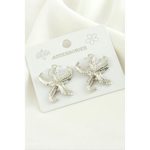 Deniz Yıldızı Trend Metal Küpe