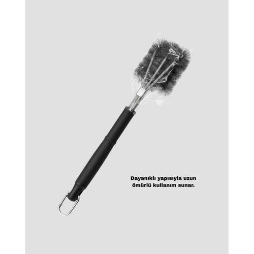 Paslanmaz Çelik Telli Mangal Temizlik Fırçası