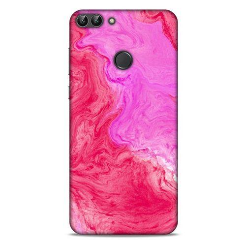 Huawei Psmart Uyumlu Kılıf Pembe Delisi (11) Tam Koruma Mermer