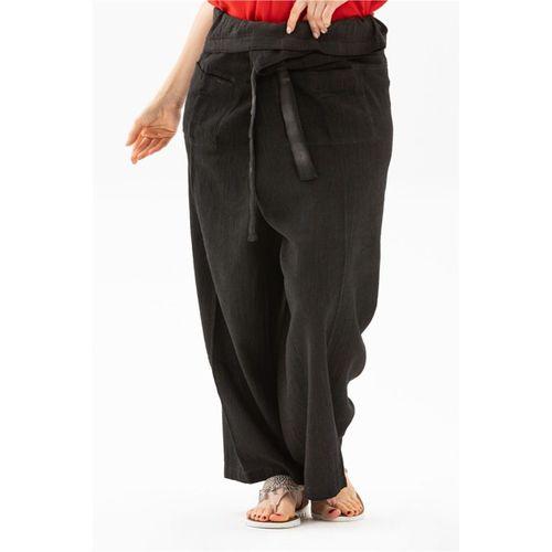 Kadın Şile Bezi Thai Balıkçı Yazlık Pantolon Füme Fm