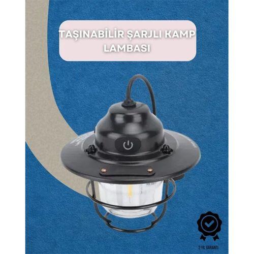 Dış Mekan İçin Şık Led Fener – 4400mah Pil, Ipx4 Su Geçirmez, Asılabilir