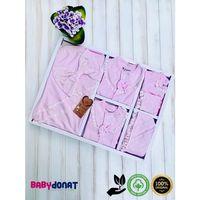 Dantelli Kız Bebek 10 Parça Kız Bebek Hastane Çıkışı Kutulu %100 Pamuk